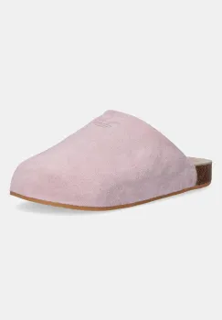 adidas Originals papuci din piele Adimule culoarea roz, JP8731 imagine