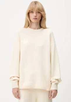 adidas Originals pulover din amestec de lana Knitted Sweater culoarea bej, KF2339 imagine