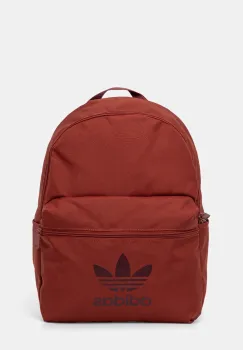 adidas Originals rucsac Adicolor culoarea rosu, mare, cu imprimeu, JI9438 imagine