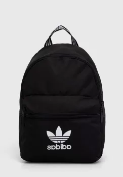 adidas Originals rucsac culoarea negru, mic, neted imagine
