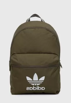 adidas Originals rucsac culoarea verde, mare, cu imprimeu imagine