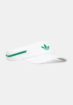 adidas Originals sapca cozoroc Visor Clima OG culoarea alb, cu imprimeu, JX8838 imagine