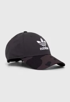 adidas Originals sapca culoarea negru, modelator imagine
