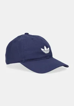 adidas Originals sapca de baseball din bumbac culoarea bleumarin, JV7391 imagine