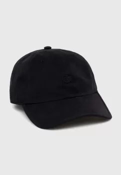 adidas Originals sapca de baseball din bumbac culoarea negru, neted imagine