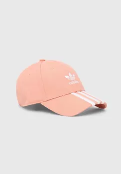 adidas Originals sapca de baseball din bumbac culoarea portocaliu, cu imprimeu, IS4626 imagine