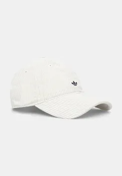 adidas Originals sapca de baseball din catifea culoarea alb, JW8019 imagine
