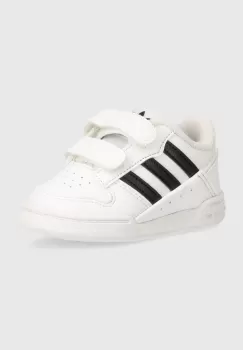 adidas Originals tenisi din piele copii culoarea alb imagine