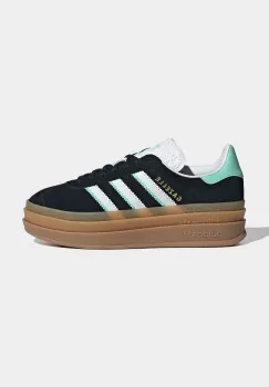 adidas Originals tenisi din piele copii GAZELLE BOLD culoarea negru, IH6456 imagine