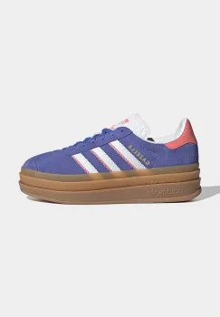 adidas Originals tenisi din piele copii GAZELLE BOLD culoarea violet, IH6454 imagine
