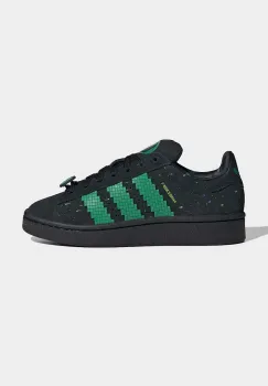 adidas Originals tenisi din piele copii Minecraft CAMPUS 00s culoarea negru, IH1733 imagine