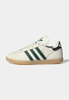 adidas Originals tenisi din piele copii SAMBA JP culoarea bej, JP9528 imagine