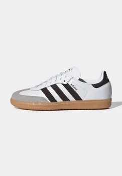 adidas Originals tenisi din piele copii SAMBA OG culoarea alb, JQ2020 imagine