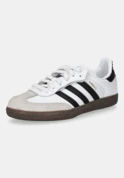 adidas Originals tenisi din piele copii SAMBA OG culoarea alb, JQ6391 imagine