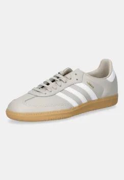 adidas Originals tenisi din piele copii SAMBA OG culoarea bej, JQ2853 imagine