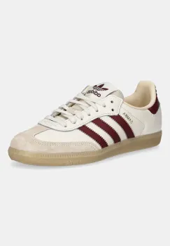 adidas Originals tenisi din piele copii SAMBA OG culoarea bej, JQ8554 imagine