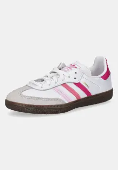adidas Originals tenisi din piele copii SAMBA OG culoarea roz, JP5494 imagine