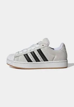 adidas Originals tenisi din piele copii SUPERSTAR ST culoarea bej, KJ1191 imagine
