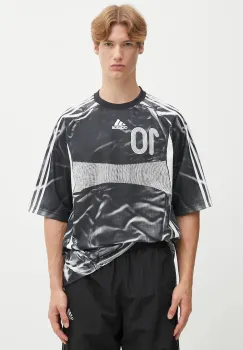 adidas Originals tricou Adilenium Tg Je culoarea negru, cu imprimeu, KF8522 imagine