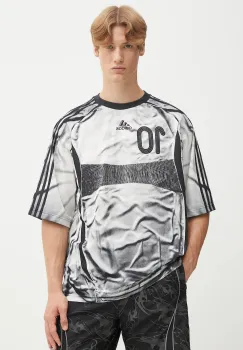 adidas Originals tricou Adilenium Tg Je culoarea negru, cu imprimeu, KF8523 imagine