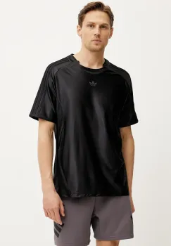 adidas Originals tricou barbati, culoarea negru, cu imprimeu, JM6745 imagine