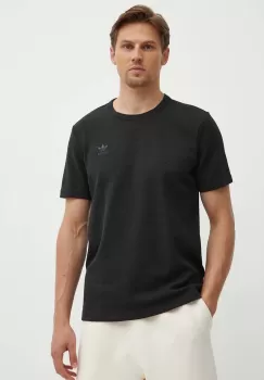 adidas Originals tricou barbati, culoarea negru, neted, IW5804 imagine