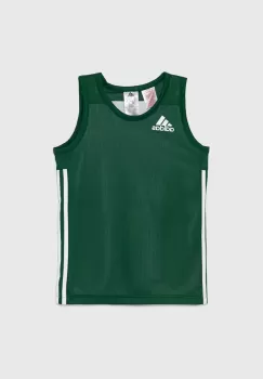 adidas Originals tricou copii 3G SPEE REVRS culoarea verde, cu imprimeu, DY6618 imagine