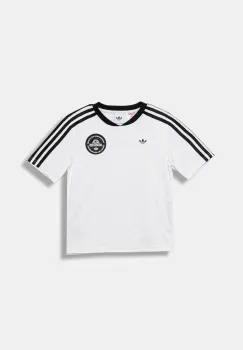 adidas Originals tricou copii culoarea alb, cu imprimeu, JV7682 imagine