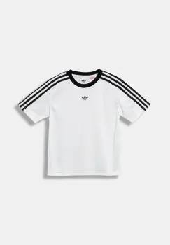 adidas Originals tricou copii culoarea alb, cu imprimeu, JV8655 imagine