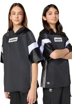 adidas Originals tricou copii culoarea negru, cu model, JX3880 imagine