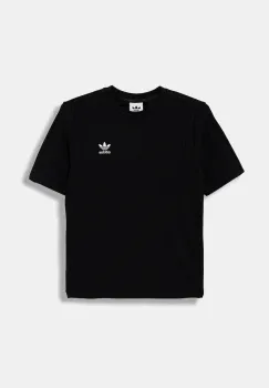 adidas Originals tricou copii culoarea negru, uni, JX5178 imagine
