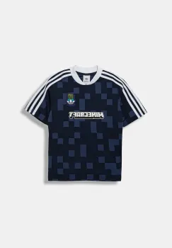 adidas Originals tricou copii MINECRAFT culoarea bleumarin, cu imprimeu, KD9840 imagine