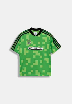 adidas Originals tricou copii MINECRAFT culoarea verde, cu imprimeu, KD9839 imagine