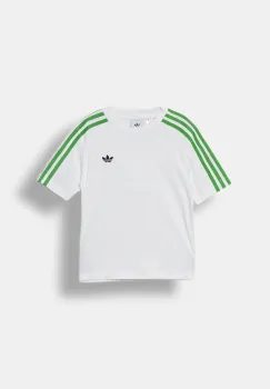 adidas Originals tricou de bumbac pentru copii culoarea alb, cu imprimeu, JW5329 imagine