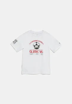 adidas Originals tricou de bumbac pentru copii culoarea alb, cu imprimeu, JW6097 imagine