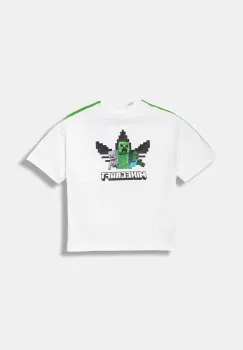 adidas Originals tricou de bumbac pentru copii culoarea alb, cu imprimeu, JW7750 imagine