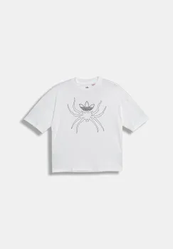 adidas Originals tricou de bumbac pentru copii culoarea alb, cu imprimeu, JW7846 imagine