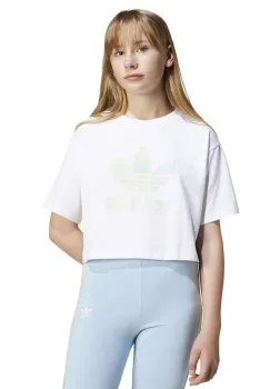 adidas Originals tricou de bumbac pentru copii culoarea alb, JD2947 imagine