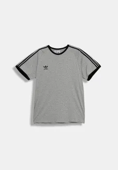 adidas Originals tricou din bumbac 3-Stripes culoarea gri, melanj, JY1369 imagine