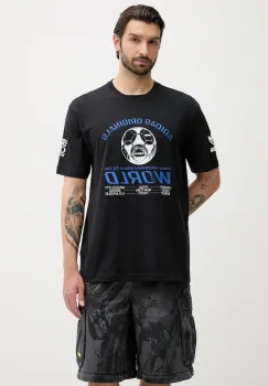 adidas Originals tricou din bumbac 90S Football Tee culoarea negru, cu imprimeu, JX3064 imagine
