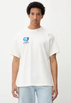 adidas Originals tricou din bumbac Billiard Tee culoarea bej, cu imprimeu, KT2973 imagine