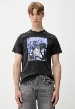 adidas Originals tricou din bumbac Buffy Tee culoarea negru, cu imprimeu, JX1278 imagine