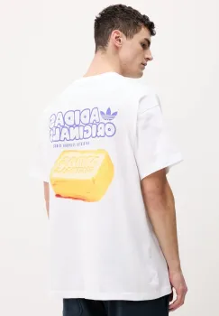 adidas Originals tricou din bumbac Butter culoarea alb, cu imprimeu, KY2930 imagine