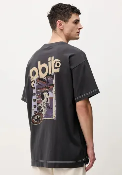 adidas Originals tricou din bumbac culoarea gri, cu imprimeu, KS6858 imagine