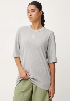 adidas Originals tricou din bumbac femei, culoarea gri, IY7324 imagine