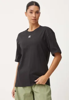 adidas Originals tricou din bumbac femei, culoarea negru, IY7321 imagine