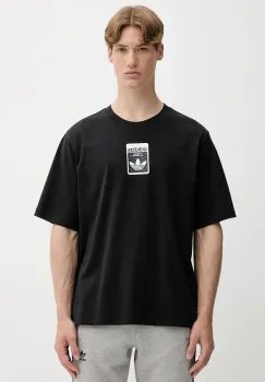adidas Originals tricou din bumbac Graphic Os Ss T culoarea negru, cu imprimeu, JV7569 imagine