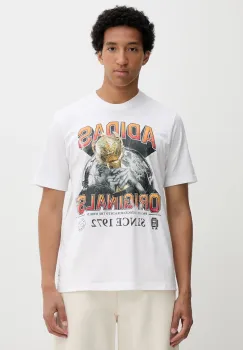 adidas Originals tricou din bumbac Graphic Reg Sst culoarea alb, cu imprimeu, JW2972 imagine