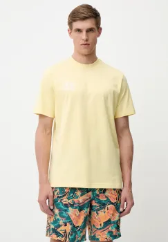 adidas Originals tricou din bumbac Graphic Tee culoarea galben, cu imprimeu, KC4958 imagine