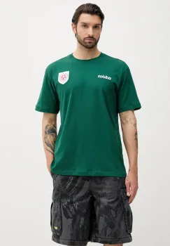 adidas Originals tricou din bumbac Graphic Tee culoarea verde, cu imprimeu, JX3057 imagine